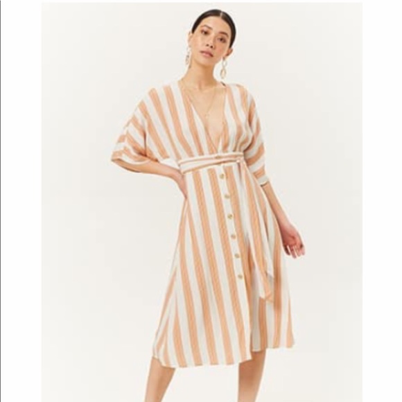 NWT striped midi dress - Picture 1 of 1